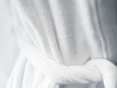 Bata Algodón Blanca Kimono